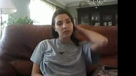 Hot Girl Webcam Flashes Pussy in Public Show!