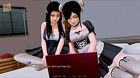 Exploring the harem hotel in episode 371