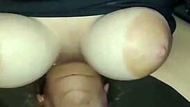 there was this milf with big dangling udders giving an intense blowjob to a lucky cock last night