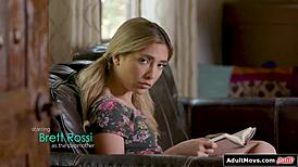 Stepmom and Stepteen Enjoy a Sensual 3some Massage Session