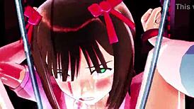 Haruka faces deep humiliation in intense anime hentai scene