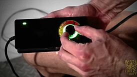 Bound Gay Pornstar Rims In BDSM Chair