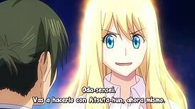 nobunaga-sensei no osanazuma 12 features big tits sucking in hentai anime