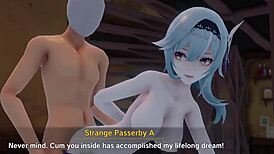 Eula Genshin Impact Stars in Stunning 3D Animation