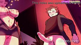 Big ass animation porn with femdom cock