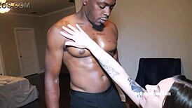 hairy pussy pawg amanda panda loves bbc devin drills cock bj