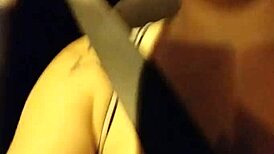 Peruvian brunette flashes big tits in São Paulo traffic chaos