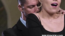 gorgeous blonde angelika grays teases with reverse cowboy on a thick shaft