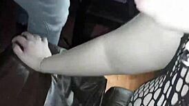 BBW wife in sloppy domination scene with big cock