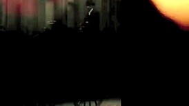 Vintage taboo scene with hairy pussy bent over doggystyle outdoors