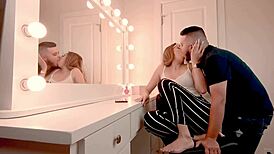 Hey, the boy next door eats my pussy so damn good, fingering and fucking tight teen