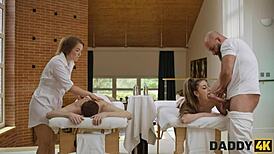 Daddy4k: Old Man’s Lustful Massage Turns Into Cheating Anal