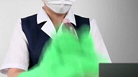 handjob with latex gloves feels so kinky! 😜