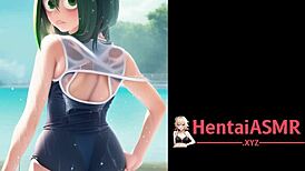 Froggy Anime Sluts Tease and Play in Tiny Bikinis for Wild Fun. Who Wants to Join the Hentai Party?
