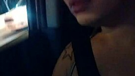 Peruvian brunette flashes big tits in São Paulo traffic chaos