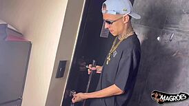 This Brazilian Guy Takes Two Cocks At Once In My Hole, Feeling Intense Pleasure