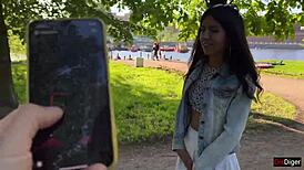 Why does my girlfriend orgasm in the public park under my toy control?