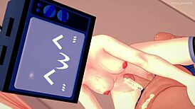 tv woman in room craves riding dick in sportswear, but what's next?