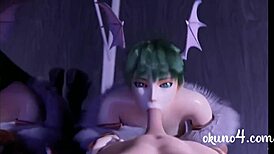 Best 3D Porn Videos 1: Wild Futanari Blowjob and Creampie