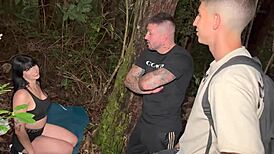 I swear, these guys fucked a lost latina in mountains rough!