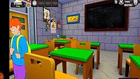 Adorable Milf with Big Tits in Hentai Action