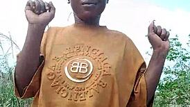 crazybitch showing her ass dance moves to her family members and they were really proud