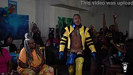 X men strip naked for milfs in interracial orgy with big cocks and anal action