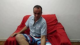 I watch petter dog have sex on sofa with sheila