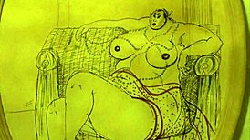 vintage erotic sketches with a retro artistic vibe