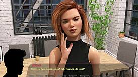 Complete gameplay - haleys story part 6 with redhead girlfriend tits sex and cock fucking