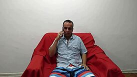 I watch petter dog have sex on sofa with sheila