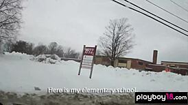 playboy model chelsie aryn gets nude in desert