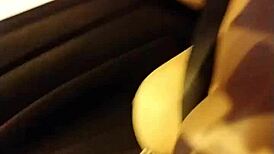 Peruvian brunette flashes big tits in São Paulo traffic chaos