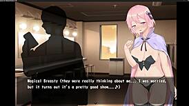 Magical girl with big tits in group banging part 20