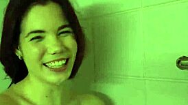 Cute Nympho Sucks Cock in POV and Gets Tight Pussy Plowed Hardcore