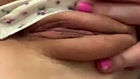 Intriguing neighbor seduction involving toys and roleplay