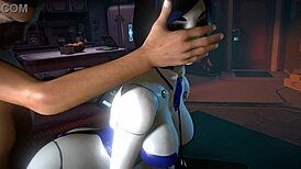 Demi sex robot tests wild upgrades in Subverse parody sequence