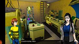 Adorable Milf with Big Tits in Hentai Action