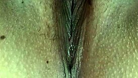 colombian woman experiences two orgasms in the living room