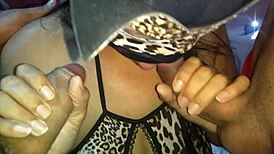 Threesome Orgasms with Young Stud