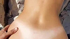 I had quick hot sex with a teen on the beach