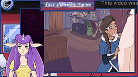 Avatar: The Last Airbender - Four Elements Trainer Bonus 3: Nami's Intense Blowjob