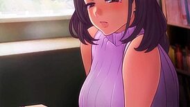 like you and kun face punishment in anime, big tits handjob involved