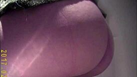 Look at these gorgeous Russian pussies pissing up close in hidden cam collection