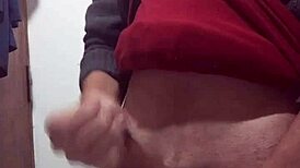 Hey, just jerking off solo with clothes on, feeling that skinny amateur vibe 😏