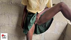 sexy teen 18+ student caught masturbating around the bush