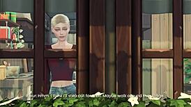 hp au 3 preview - naughty 3d hentai action unfolds