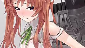 in kagerou kantai collection, the anime characters get fucked wildly