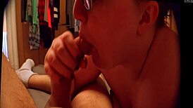 To get the cumshot down my throat.