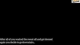 My new family gets erotic in this hentai 😏